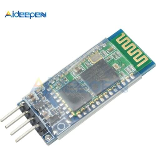 HC-06 Bluetooth Serial Transceiver Module For Arduino RS232 HC06 Module 4 Pin RF Transceiver Bluetooth Module+Backplane Board