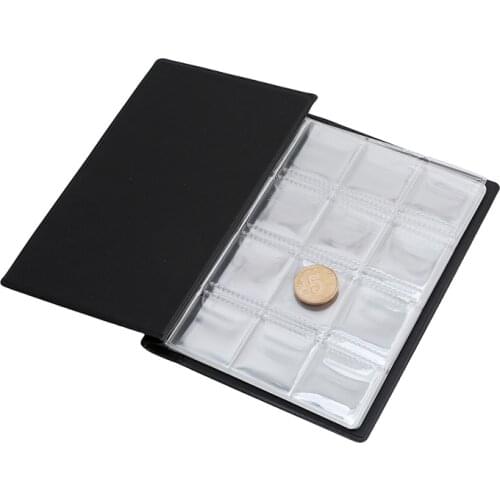 Collecting Money Organizer 120 Pockets Coins Collection Album Book for Collector Coin Holder Albums Mini Penny Coin Storage Bag