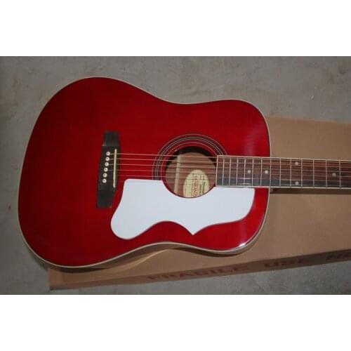 Red H-Bird acoustic guitar GB H-Bird electric acoustic guitar Chinese made custom acoustic guitar free shipping