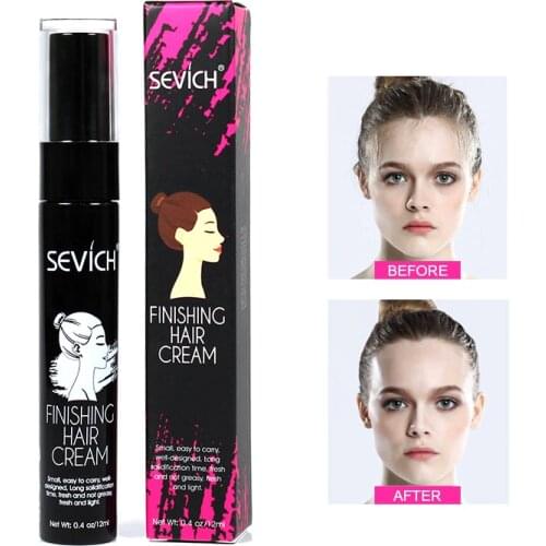 Sevich 12ml Finishing Broken Hair Cream Refreshing Not Greasy Small Broken Hair Shaping Gel Sticks Easy To Shape Hairstyle