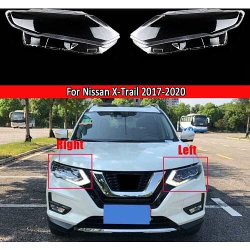 Headlight Cover Shell Headlight Glass Lens Automobiles head light lamp Lens For Nissan X-Trail 2017-2020