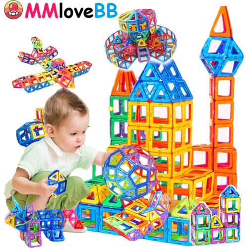 300PCS Magnetic Building Blocks Magnetic Designer Construction Set Model Building Magnets Magnetic Blocks Educational Toy