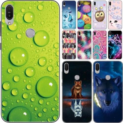 Soft Phone Case for Asus Zenfone Max Pro M1 ZB601KL 5.99" ZB602KL X00TD Cases Panda Funda Colorful Flower Silicone TPU Back
