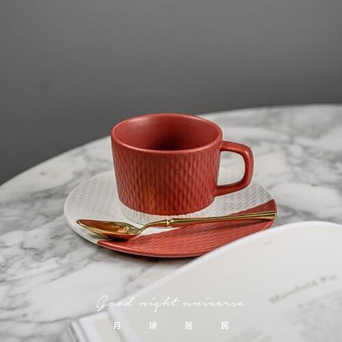 Japanese Porcelain Tea Cup Set Vintage Traditional Ceramic Coffee Cups Set Saucer Simple Creative Xicara Kitchen Supplies EB50BD