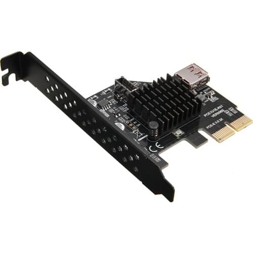 Pohiks 1pc High Speed USB3.1 Front Type-E Expansion Card Durable PCI-E USB Adapter Raiser Cards For Motherboard