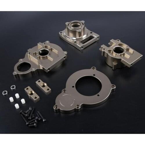 Rc Buggy Truck CNC Aluminum Differential Gearbox Cover Kits For 1/5 Scale LOSI 5IVE-T 5T ROVAN LT SLT Nitro Gasoline Model Cars