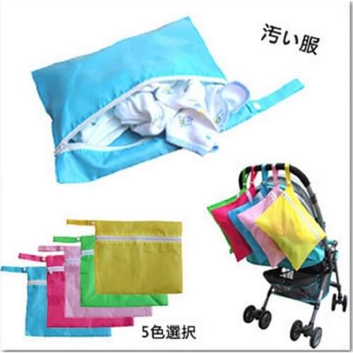 New Baby Child Stroller Zipper Bags Pouch Handbag Hanging Storage Organizer Bag Baby Stroller Accessories Candy Color
