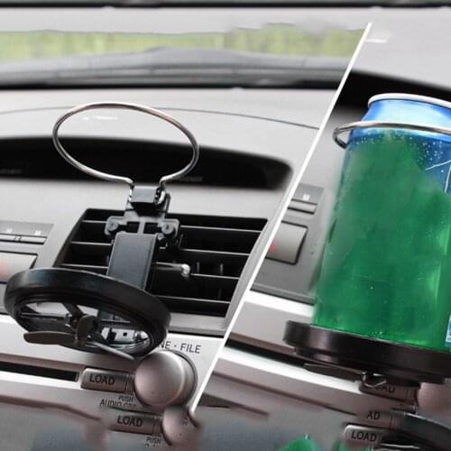 Universal Folding Cup Holder Auto Car Air-Outlet Drink Holder with Fan Car Beverage Bottle Cup Car Frame for Truck Van Drink