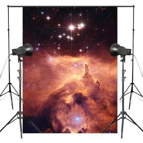 Emission Nebula Photography Background Bright Stars Backdrop Studio Props Wall 150x210cm