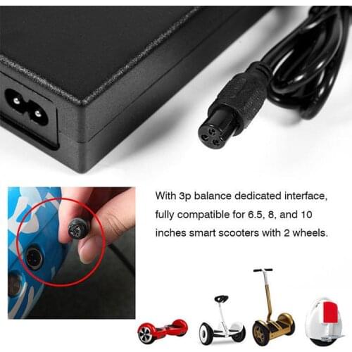 For Xiaomi/Segway/Swegway/Hoverboard Balance Car Electric Scooter Power Adapter Charger AU/US/EU/UK Plug Charger
