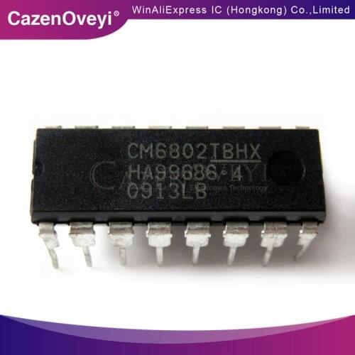 10pcs/lot CM6802TBHX CM6802 DIP-16 In Stock