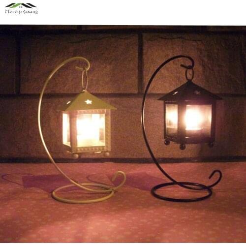 2PCS/LOT Metal Bird Cage Wedding Candle Holder Lantern Morocco Vintage Small Lanterns For Candles Decorative Cages Lamp 008