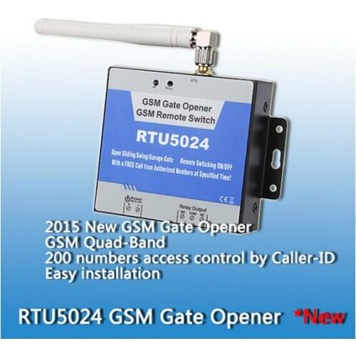 200 users RTU5024 GSM Garage Swing sliding Gate door Opener Relay Switch Remote Access Control Door Opener server controller