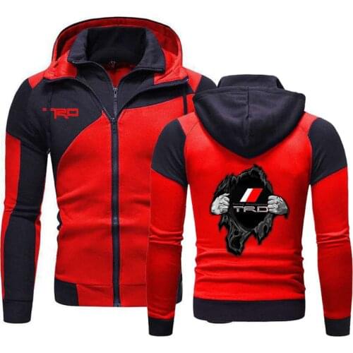 2020 Mens Toyota TRD Car Logo Jacket Sweatshirt Hoody Spring Autumn Fleece Cotton Zipper Hoodies Harajuku Male Clothing