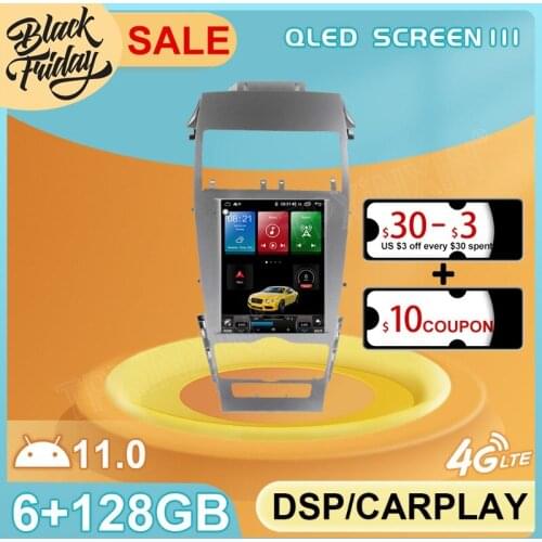 Android 11 128GB Tesla Style for Lincoln MKZ 2013 - 2017 GPS Car Navigation Multimedia Video Stereo Player Radio Carplay 2 DIN