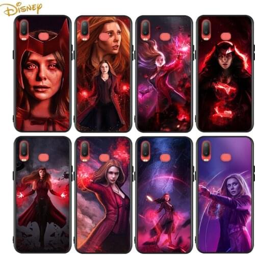 Scarlet Witch for Samsung Galaxy A9 A8 Star A750 A7 A6 A5 A3 Plus 2018 2017 2016 Black Phone Case Soft Cover
