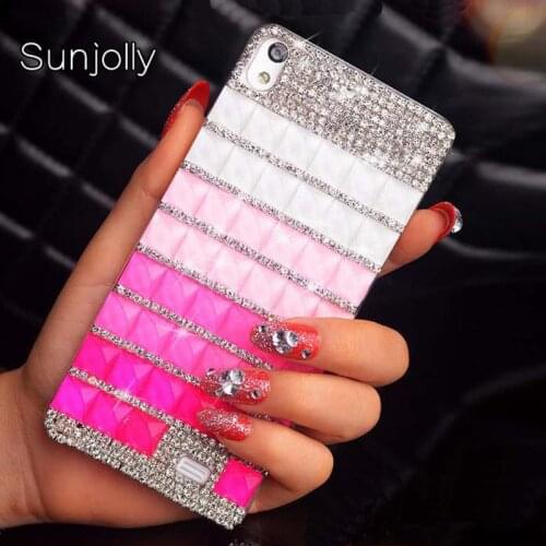 Sunjolly Rhinestone Case Diamond Bling Cover coque for Samsung Galaxy A10 A20 A30 A40 A50 A70 A10S A20S A30S A40S A50S A70S Case