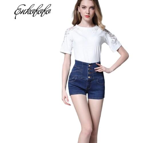 Enkofofo Women's High Waist Shorts