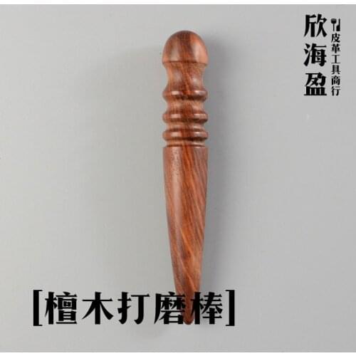 Leather Supplies Crafts Handmade Leather Sanding Sticks Wood Sandalwood Hand Sanding Edge Polishing Sticks