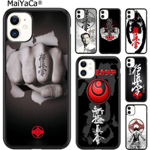 MaiYaCa Cool Oyama Kyokushin Karate Phone Case Cover For iPhone SE 6s 7 8 plus X XR XS 11 12 pro max Samsung Galaxy S9 S10 shell