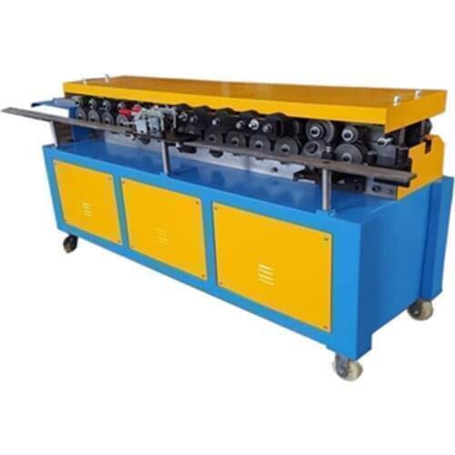 Model Flange Forming Making Machine TDF-12 Sheet Metal Steel Roll Former For Air Duct Manufacture