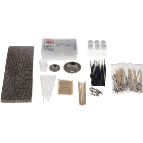 Toy Model Coloring Set Model Painting Tools Set Model Hand Tool Accessories