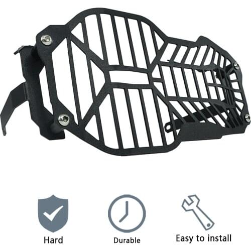 Motorcycle Headlight Protector For BMW R1200GS Adventure LC Adv 2013-2018 GS R 1200 GS Guard Grill Grille Cover Aluminum Black