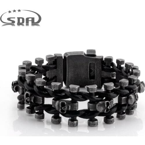 Мужские кожаные браслеты SDA China At AliExpress