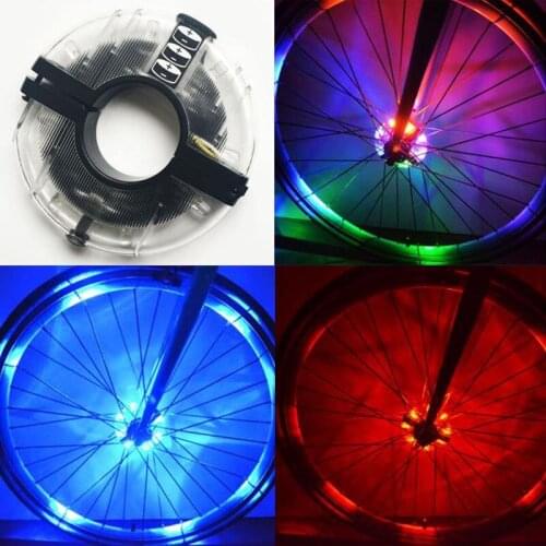 Bicycle LED Spoke Front/Tail Rear Wheel Hub Lights Waterproof Riding Warning Lamp MTB Bike Night Cycling Safety Decoration Acces
