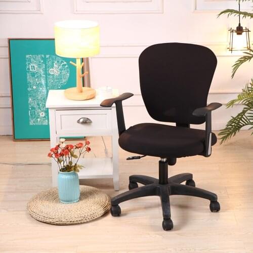 Comfortable Removable Washable Black Dining Chair Protector Cover, Anti-dust Oil-proof Soft Dining Room Protector Slipcover
