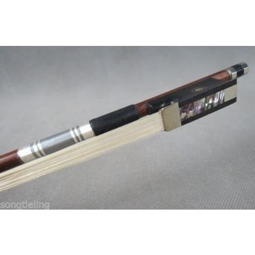 1Pcs Pernambuco Carbon fiber violin bow 4/4,Copper Mounted # 5896