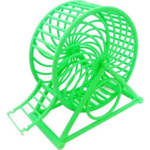 1pc Pet Jogging Hamster Sports Running Wheel Hamster Cage Accessories Toys New Small Animals Exercise Pet Supplies