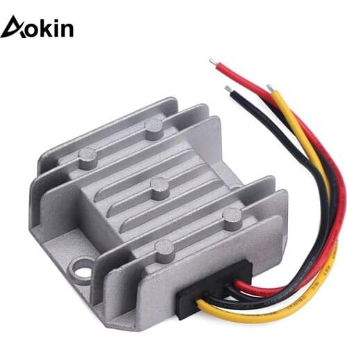 12 Volt Regulator Waterproof Synchronous DC-DC Converter Buck 5-32V to 1-27V Voltage Regulator Adjustable VDC Power Supply Board