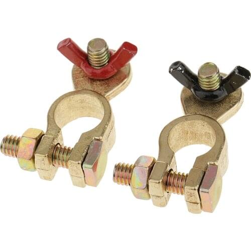 2 Pieces Car Vehicle Battery Terminal Clamp Disconnect Connect Clip Corrosion Resistance