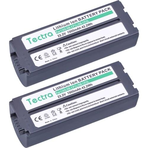 2 PCS of Batteries for for Canon NB-CP2LH, NB-CP2L, NB-CP1L, CP2L, NBCP2L, CG-CP200 and Photo Printer SELPHY CP800, CP900, CP910