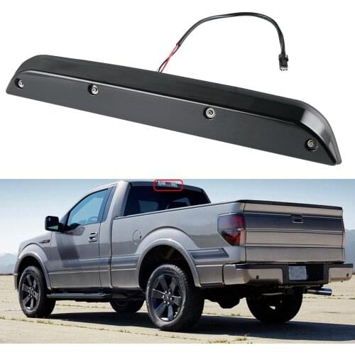 High Mount Additional Brake Light Stop Lamp For Ford F150 F 150 2015-2016 3rd Third Brake Light Backup Signal Light Smoke/Clear