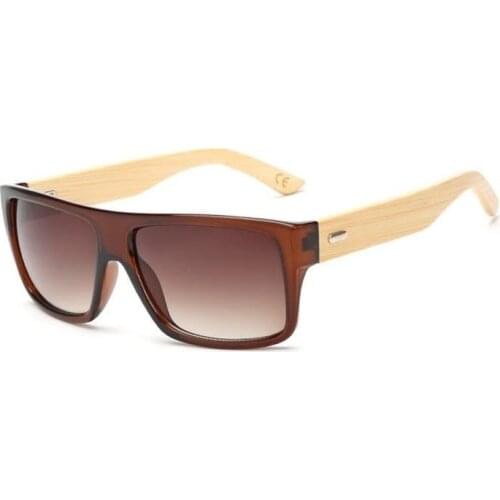 Bamboo Sunglasses Men Original Wooden Women Mirrored UV400 Sun Glasses Real Wood Shades Gold Blue Outdoor Goggles Sunglases Male