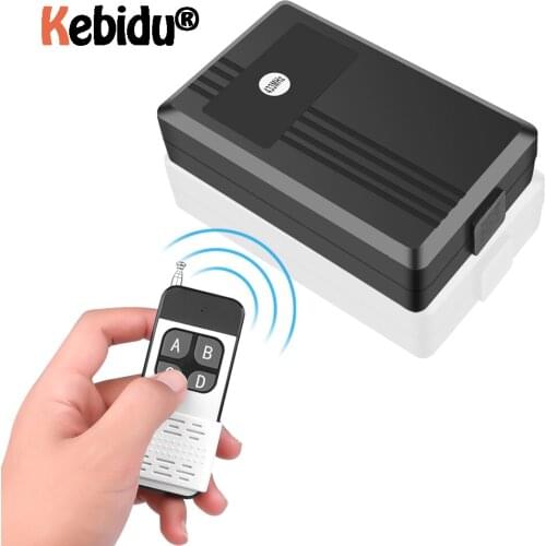 Wireless 433MHZ Remote Control Switch 4CH Receiver Transmitter 4-Way Switch With 4 Button Controllers Universal Portable