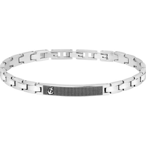 Runda Fashion MenS Anchor Pattern Bracelet Stainless Steel Jewelry Holiday Gifts