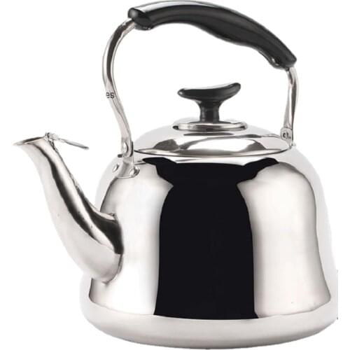 Stainless Steel Kettle Thick Food Grade Gas Whistle Kettle Induction Cooker Large Capacity Camping Electric Kettle