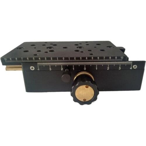 MLS-T75L dovetail manual mobile platform, fast moving, 75mm stroke, minimum scale: 0.02, minimum adjustment amount: 10μ