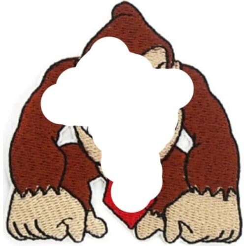 Chimpanzee Uniform iron on patch Hat Vest Jacket Shirt applique badge emblem fancy Halloween Costume