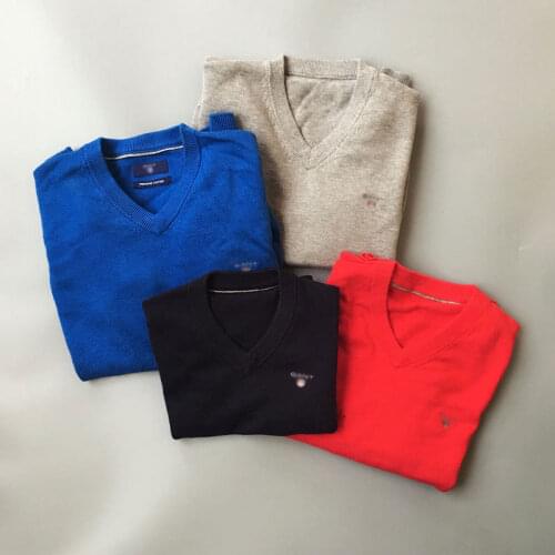 In Will Child Spring And Autumn Fund Basics Fund Pure Cotton V Lead Knitting Unlined Upper Garment Sweater Jacket 3-15 Year