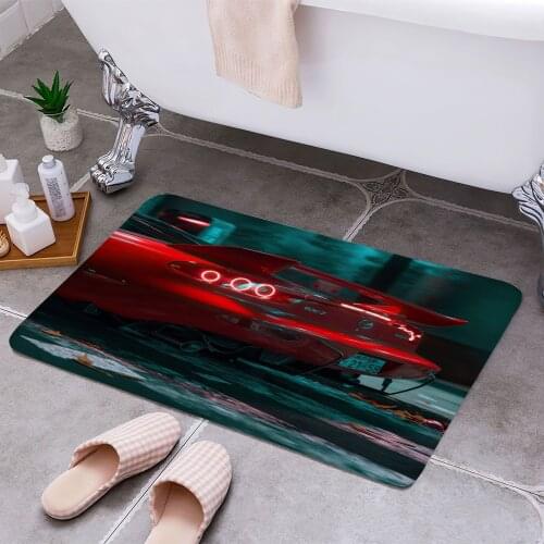 Mazda Rx7 back view Carpet Areas Rug Non-slip Floor Mat Rug 3D Printing Living Room Bedroom Door Mat Home Decoration