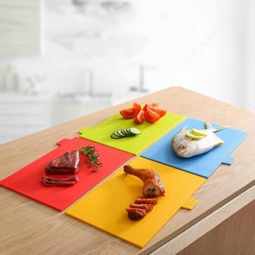 Multifunctional classification cutting board with seat four-piece classification cutting board set chopping board