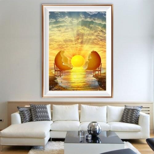 New 5D Diamond Painting Landscape Series New Chaoyang Decorative Painting Amazon Explosions Supply Factory Outlets
