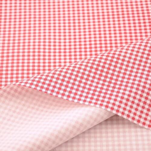 New Arrivals Cute Red and White Check Designs for Gifts Clothing Crafts Decoration Telas Tecido Tissue Dolls DIY Fat Quarter