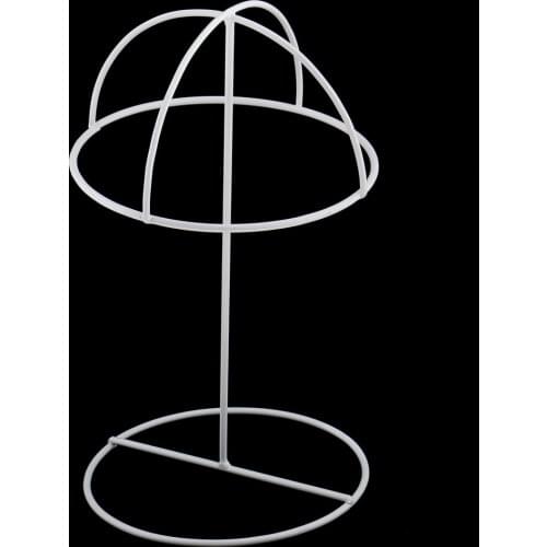 Free Standing Metal Hat Display Holder Baseball Sports Cap Storage Wigs Dryer Organizer Stand Rack Hanger for Home Shop Salon