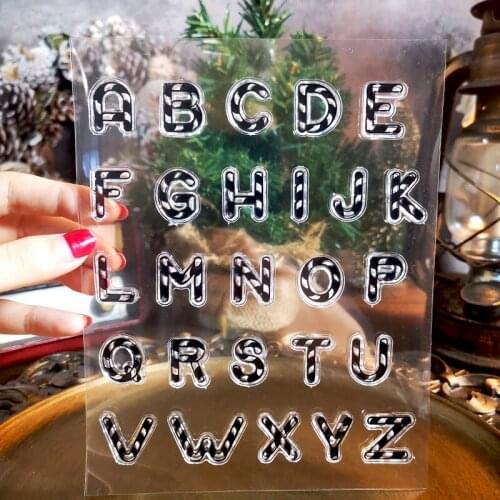 Panalisacraft Christmas stamp Transparent Clear Silicone Stamps for DIY Scrapbooking/Card Making/Kids Crafts Decoration Supplies