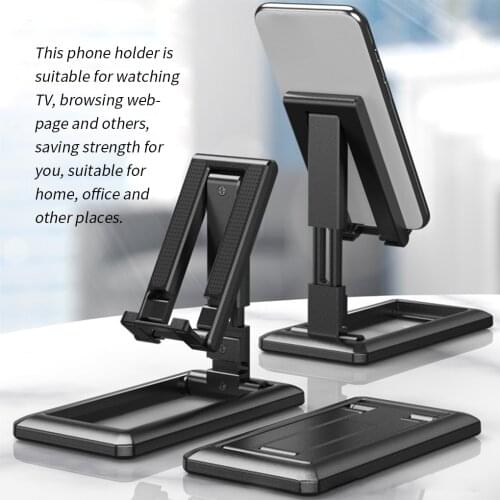 Foldable Tablet Mobile Phone Desktop Phone Stand for iPad iPhone Samsung Desk Holder Adjustable Desk Bracket Smartphone Stand